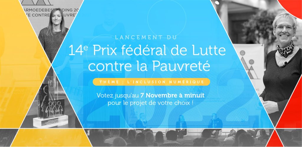 Banière du prix fédéral contre la pauvreté
