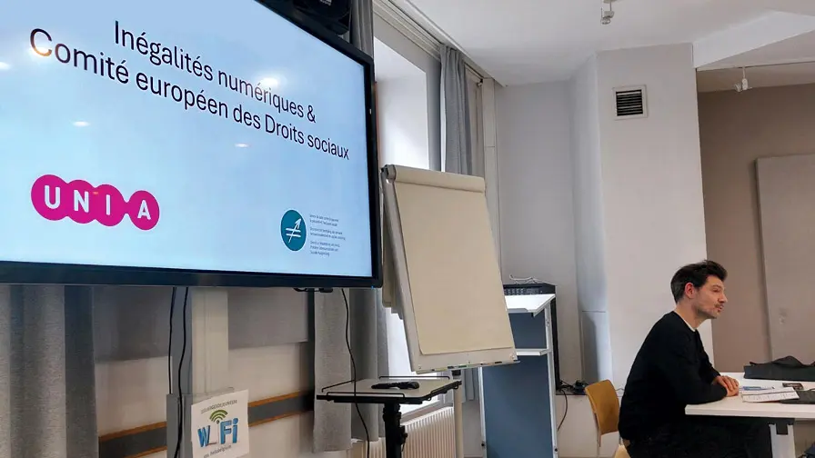 Intervention d'Unia chez les informaticiens publics